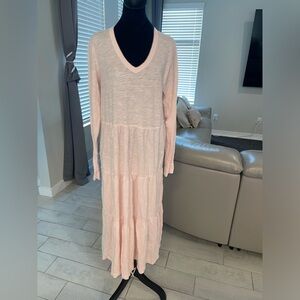 WILT The Gazebo Tiered Maxi Dress‎ 100% Cotton Large